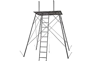 Landmark 10' Tower Ground Blind Platform with Ladder for Deer Season