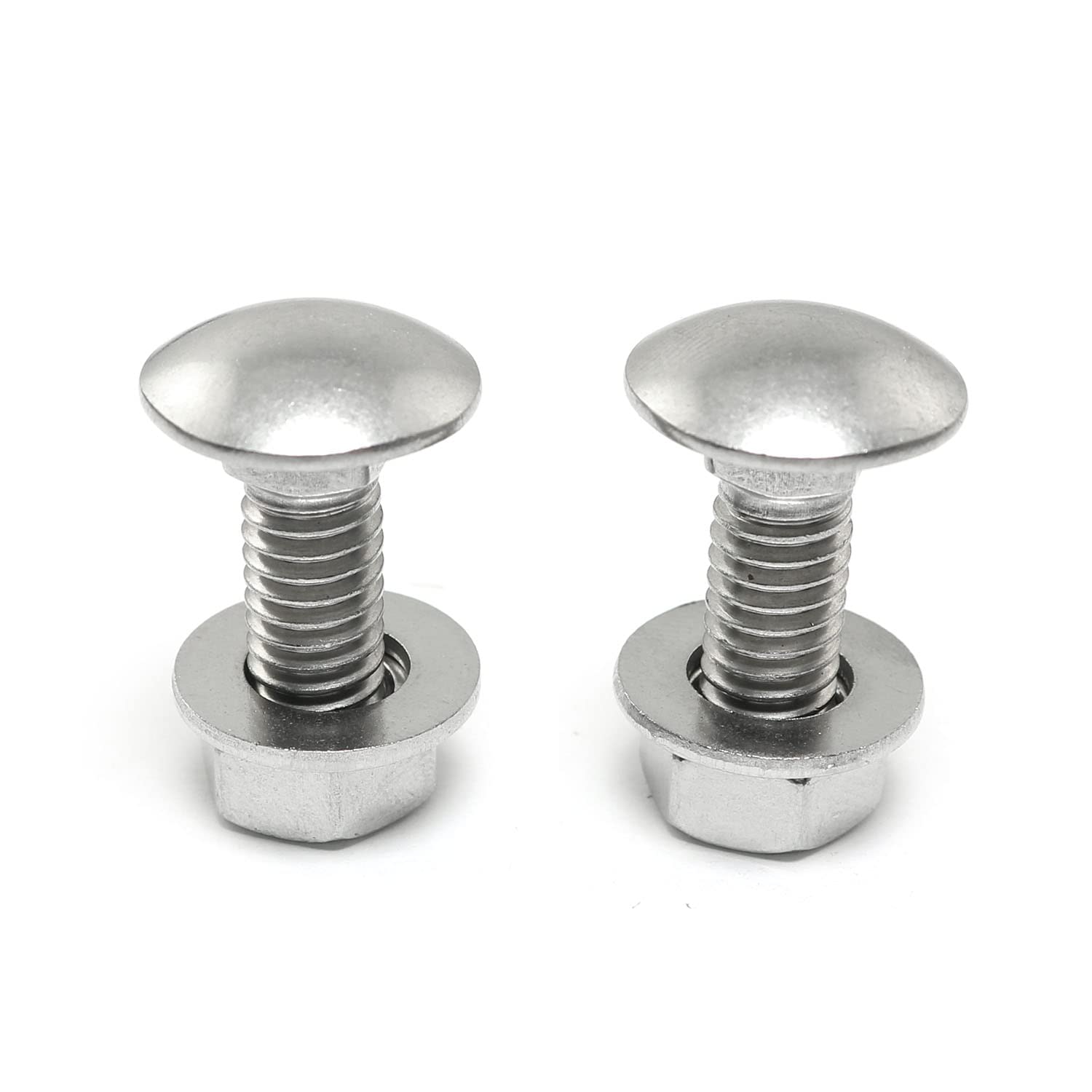 Kit Da 50 Bulloni Per Carrello 5/16-18 X 4-1/2" Zincati Con Dadi – Grado A Filettatura Completa