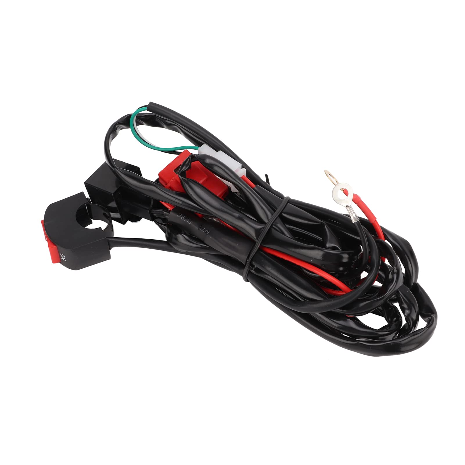 Cablaggio relè per Moto, Cablaggio per Luce Lavoro Impermeabile IP67 Sicuro 12V 40A per Auto Moto Cross,Terminali e Cablaggi