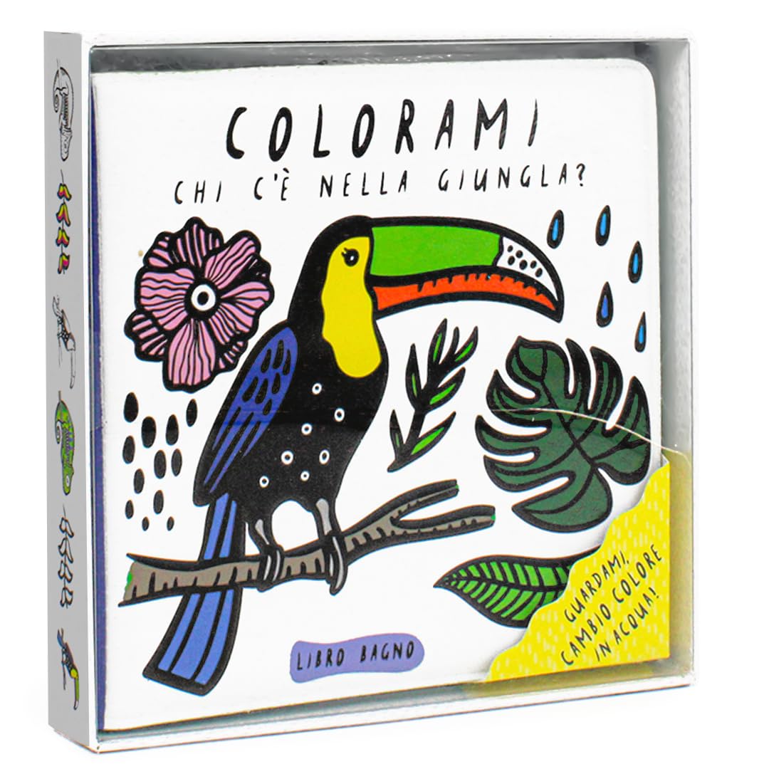 Colorami. Chi c'è nella giungla? Libro bagno