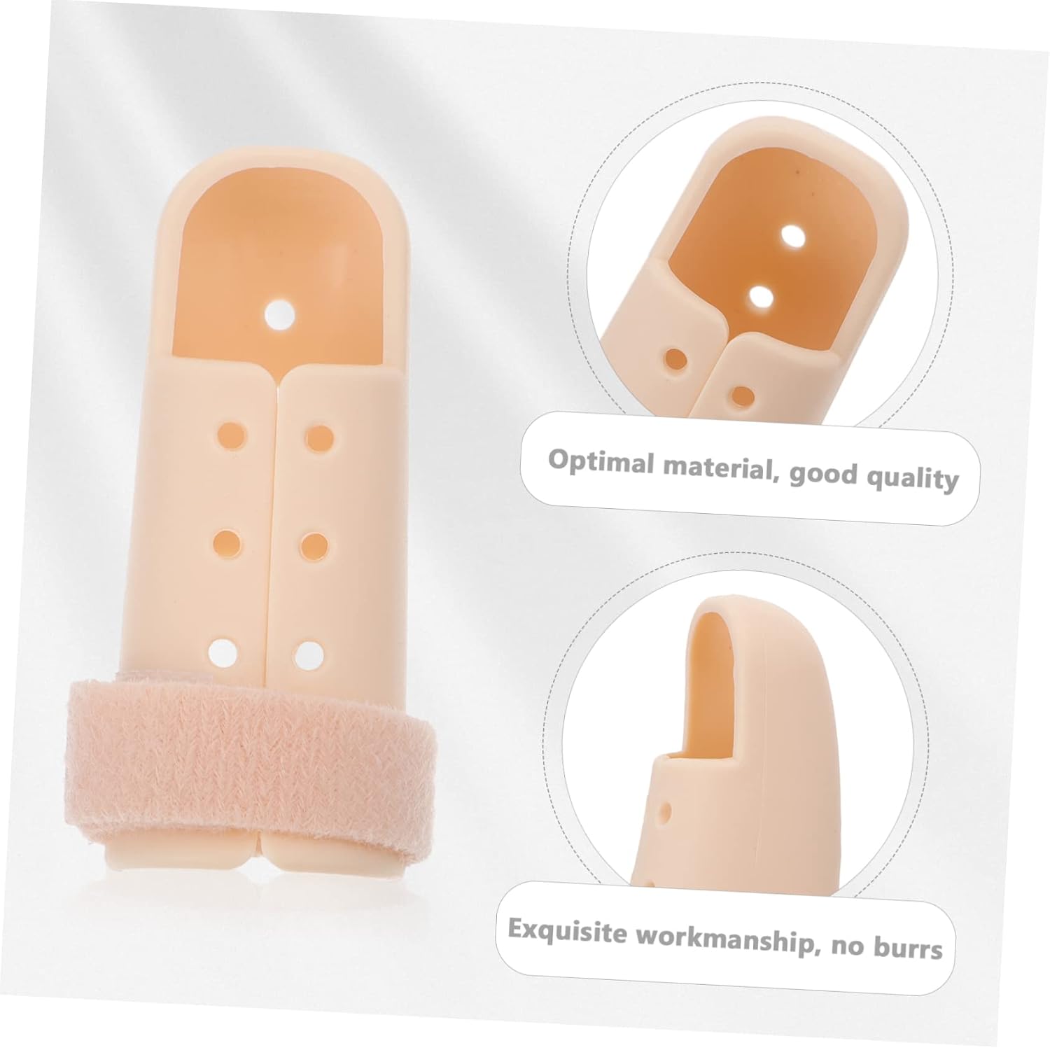 Finger Support Brace 6-Piece Set Aluminum Alloy Finger Splints for Joint Pain Relief Suitable for Home Use