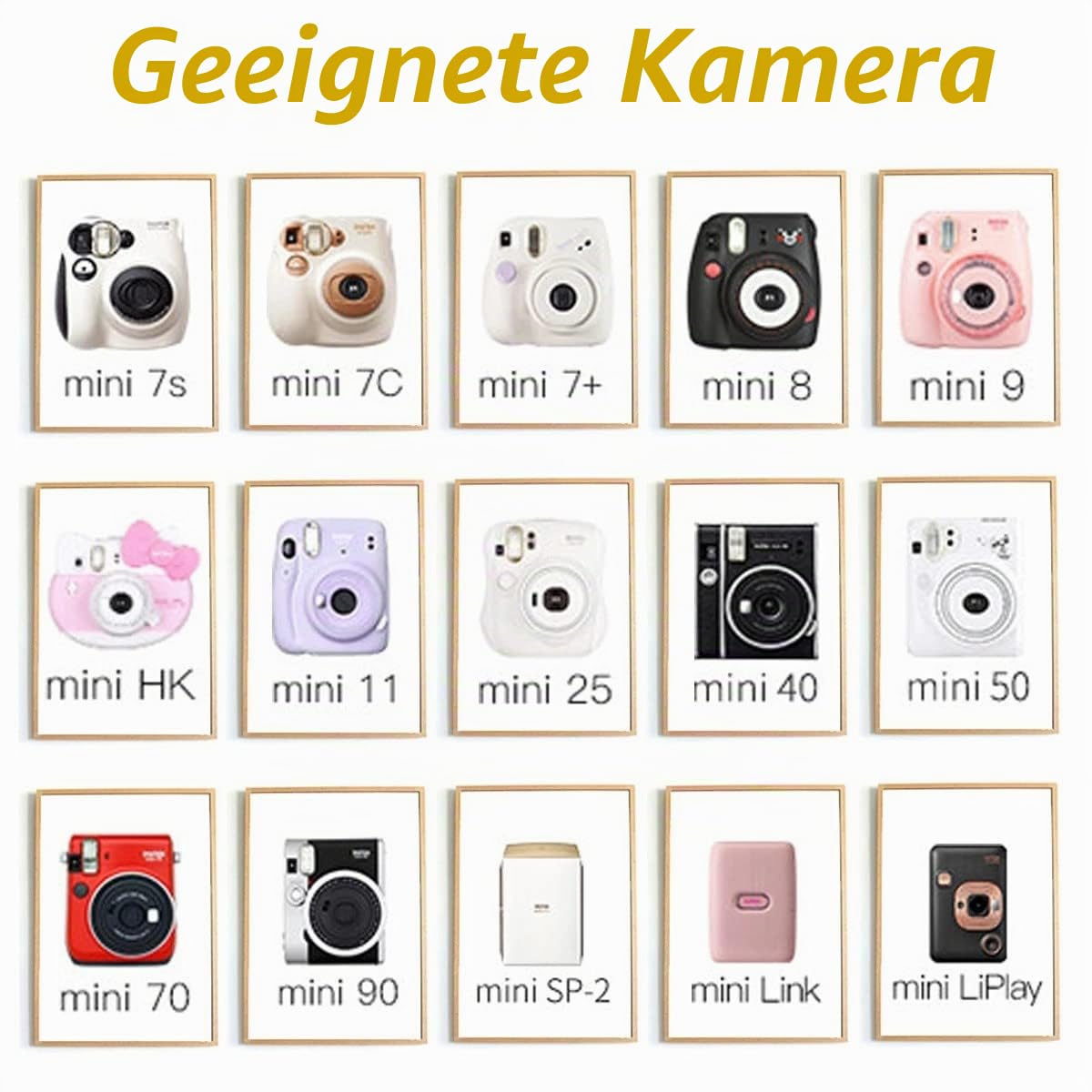 FUJIFILM Instax Mini Instant Film Vorteilspack – 60 Fotos