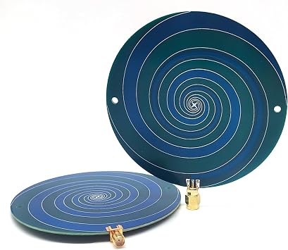 Left/Right Rotating Circularly Polarized Ultra Wideband UWB Antenna Wireless Location Ranging PCB Omnidirectional Flat Panel Antenna 1GHz10GHz RX/TX SMA Male