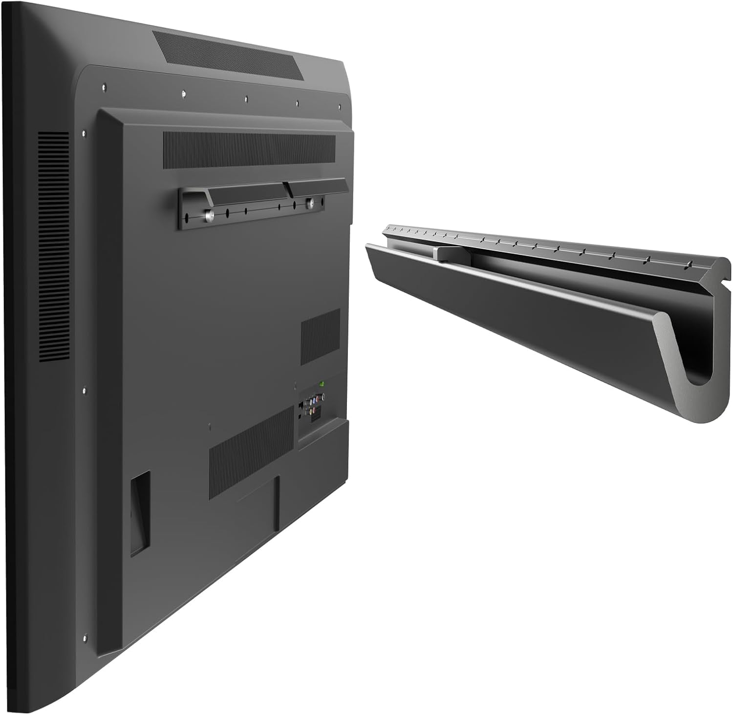 Antimbee テレビ 壁掛け 賃貸金具 32-55インチ対応 乾式壁 壁掛けテレビ 金具 薄型 32 35 40 50 55型用壁掛け tv 金具 VESA最大400x400mm 耐荷重45kg ウォールマウント（ブラック）