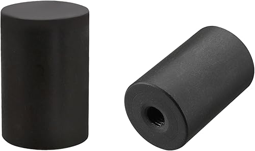 Aspen Creative 24019-32, paquete de 2 remates de lámpara de acero en acabado de bronce aceitado, 1 1/4 pulgadas de alto