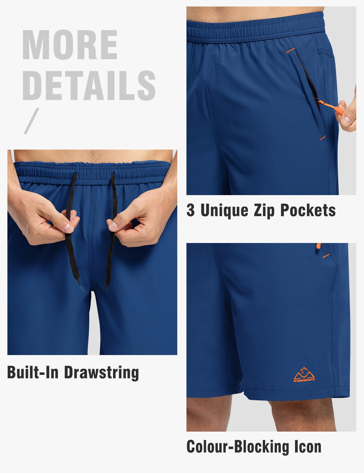 TBMPOY - Running Shorts, Atletico Uomo