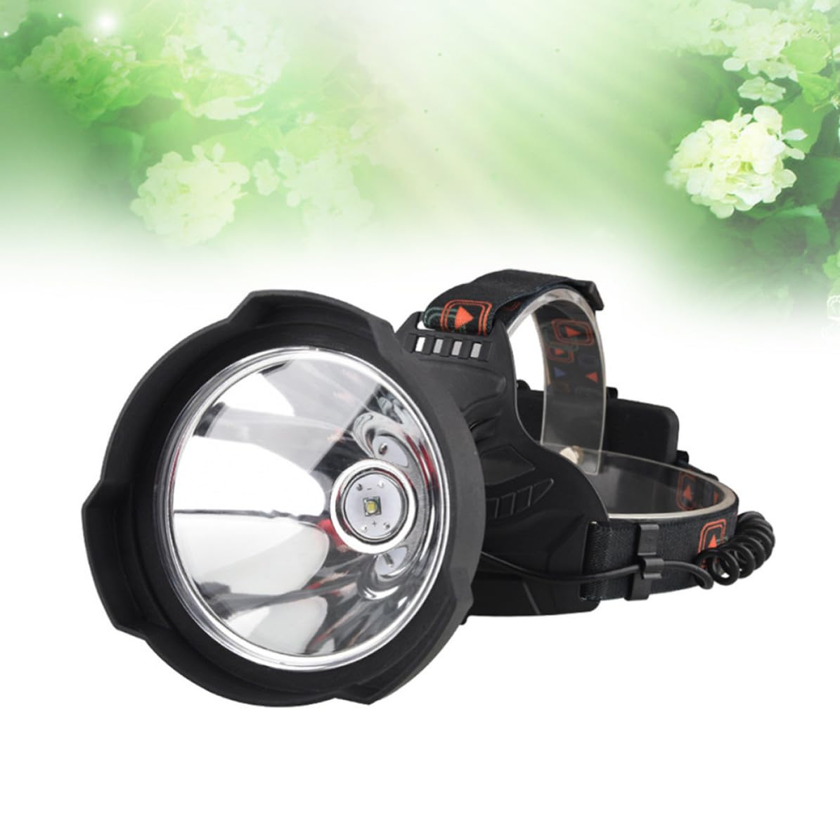 ULTECHNOVO Lampada Frontale Lega di Alluminio e LED Ricaricabile USB Super Luminosa 3 Modalità di Illuminazione per Campeggio e Pesca All'aperto