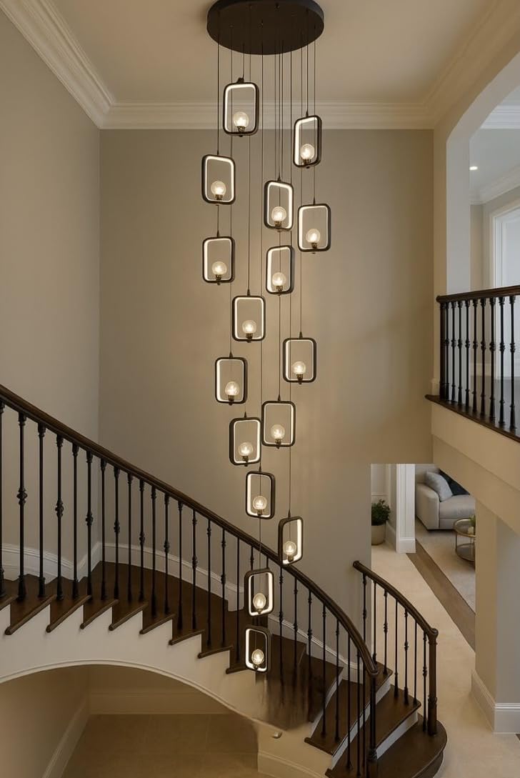 Sanleen Double Height Chandelier 15lamp Width 16inch Height 7feet