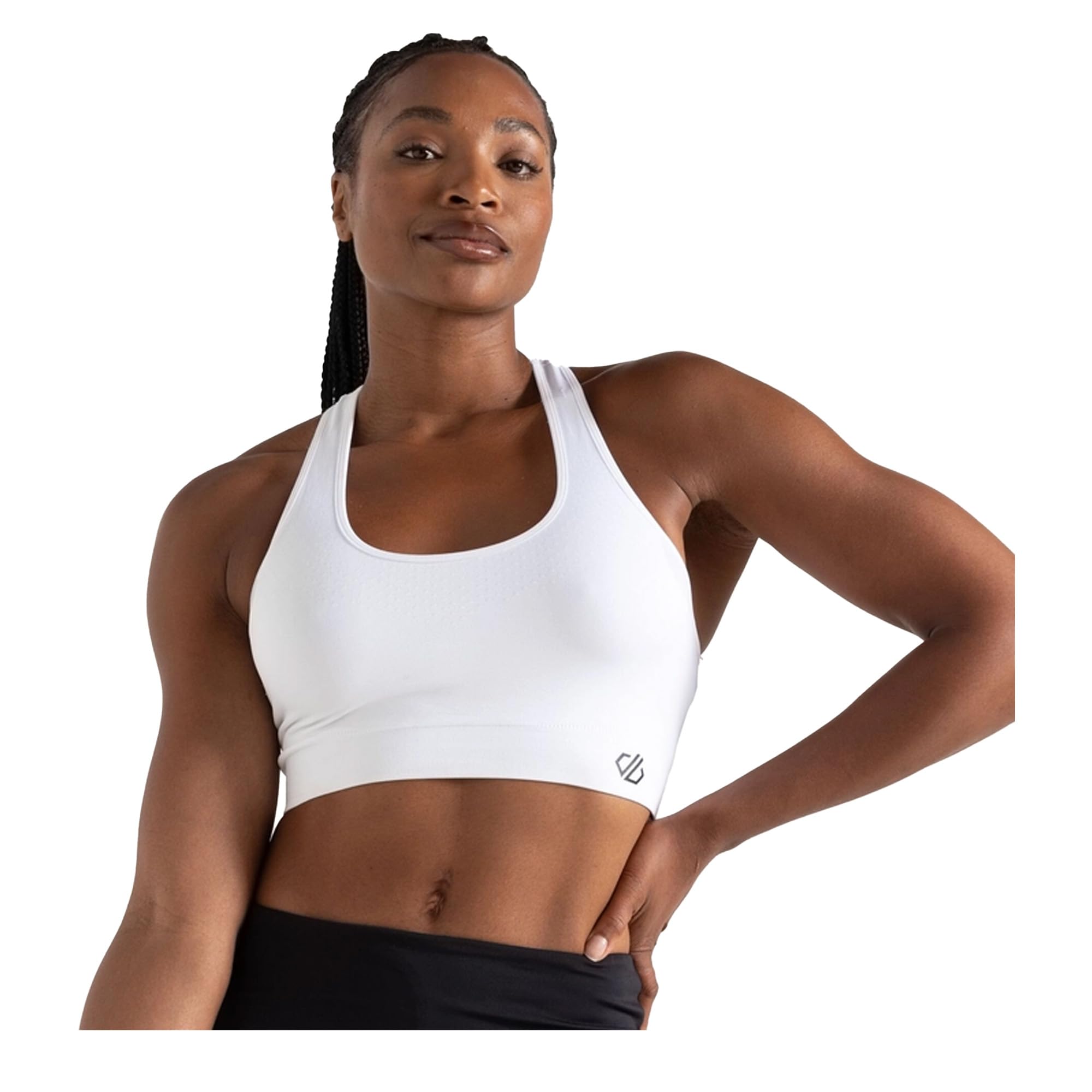 Dare 2b Women's Don't Sweat It II Sports Bra Ebony Grey