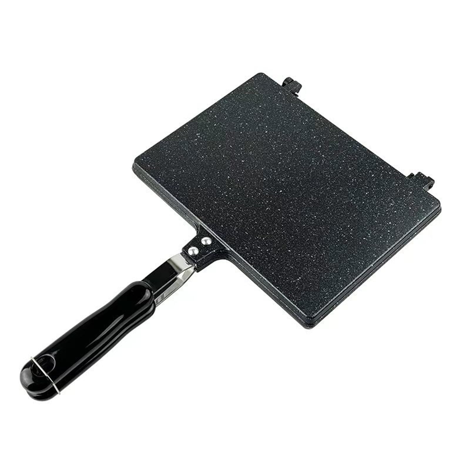 MALSSE Ergonomic Handle Toasted Sandwich Maker Pan Detachable Baking Tray Even Heat Spread Technology Kitchen Tool Home Cooking Sandwich Maker Frying Pan