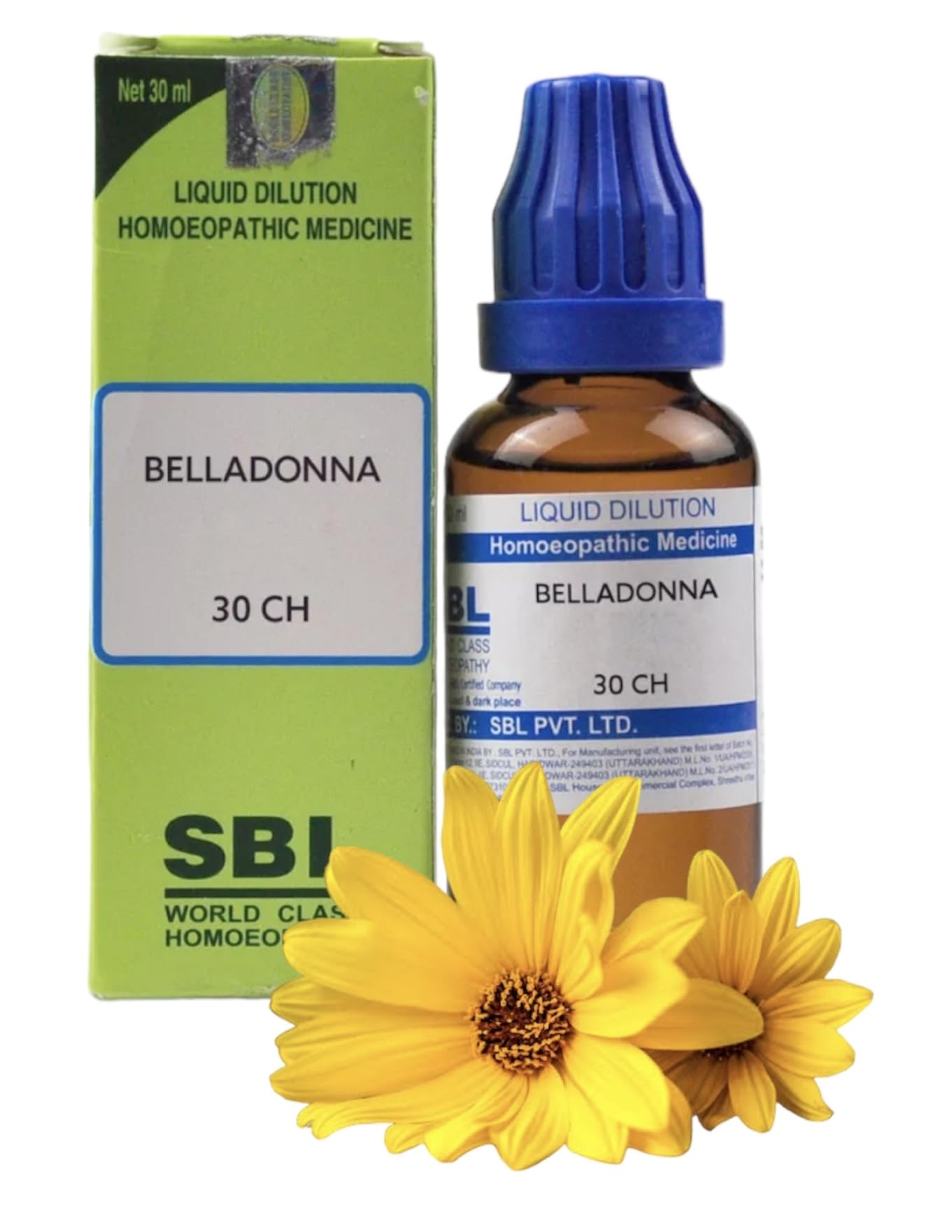 SBL Belladonna 30 Homeopathic Medicine (30ml)