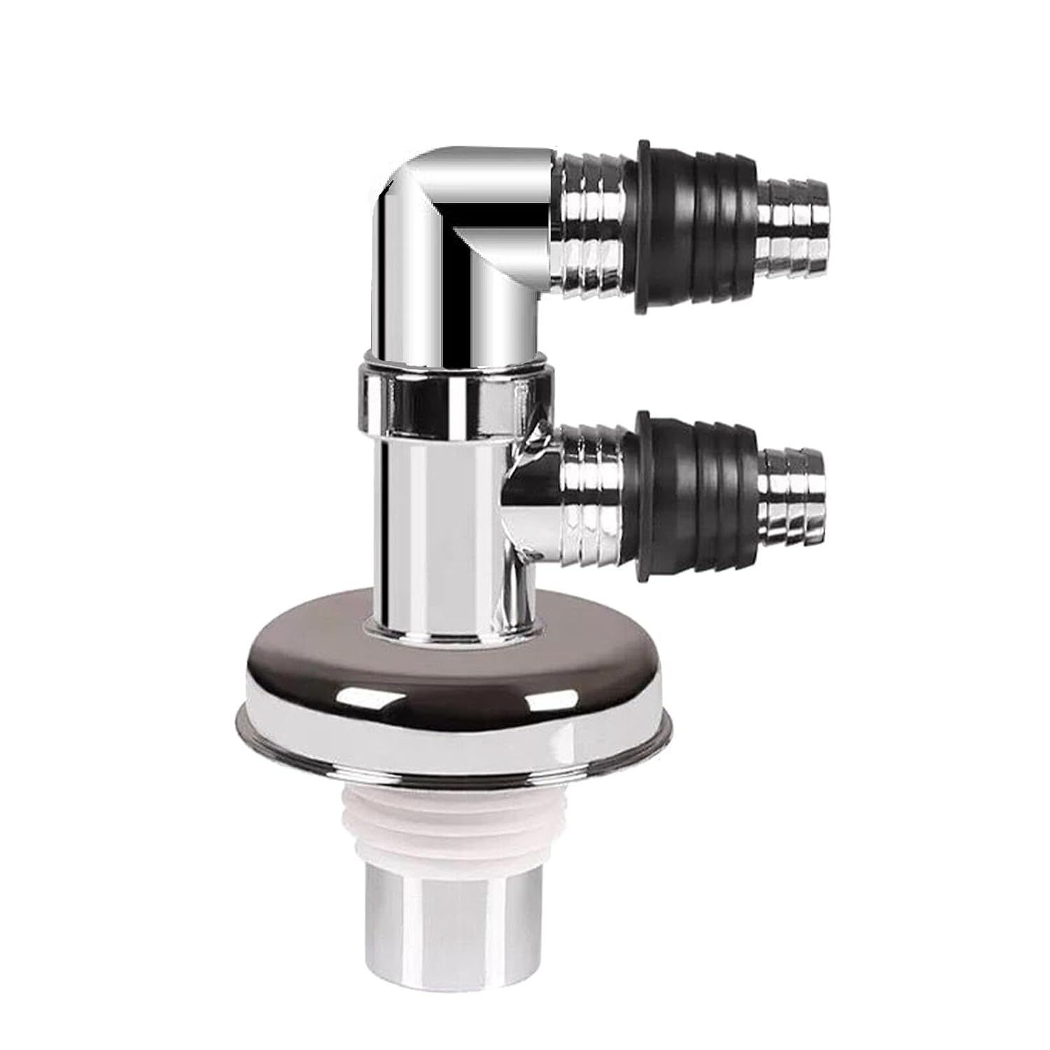 Dayish Bathroom Drain Floor Drain Backflow Preventer Floor Water Drain Anti core Overflow Elbow