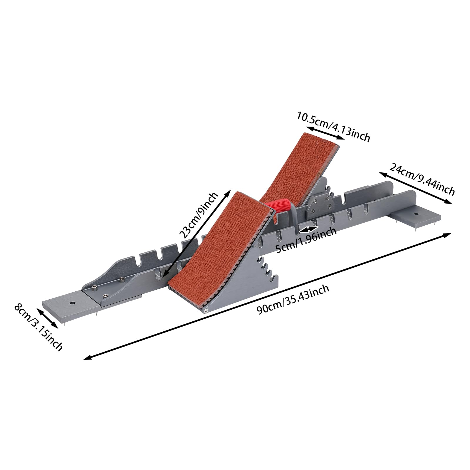 Bloque de inicio de atletismo, bloques de partida para atletismo, bloque de inicio portátil para entrenamiento de pista y campo, ejercicios de carrera u otras actividades