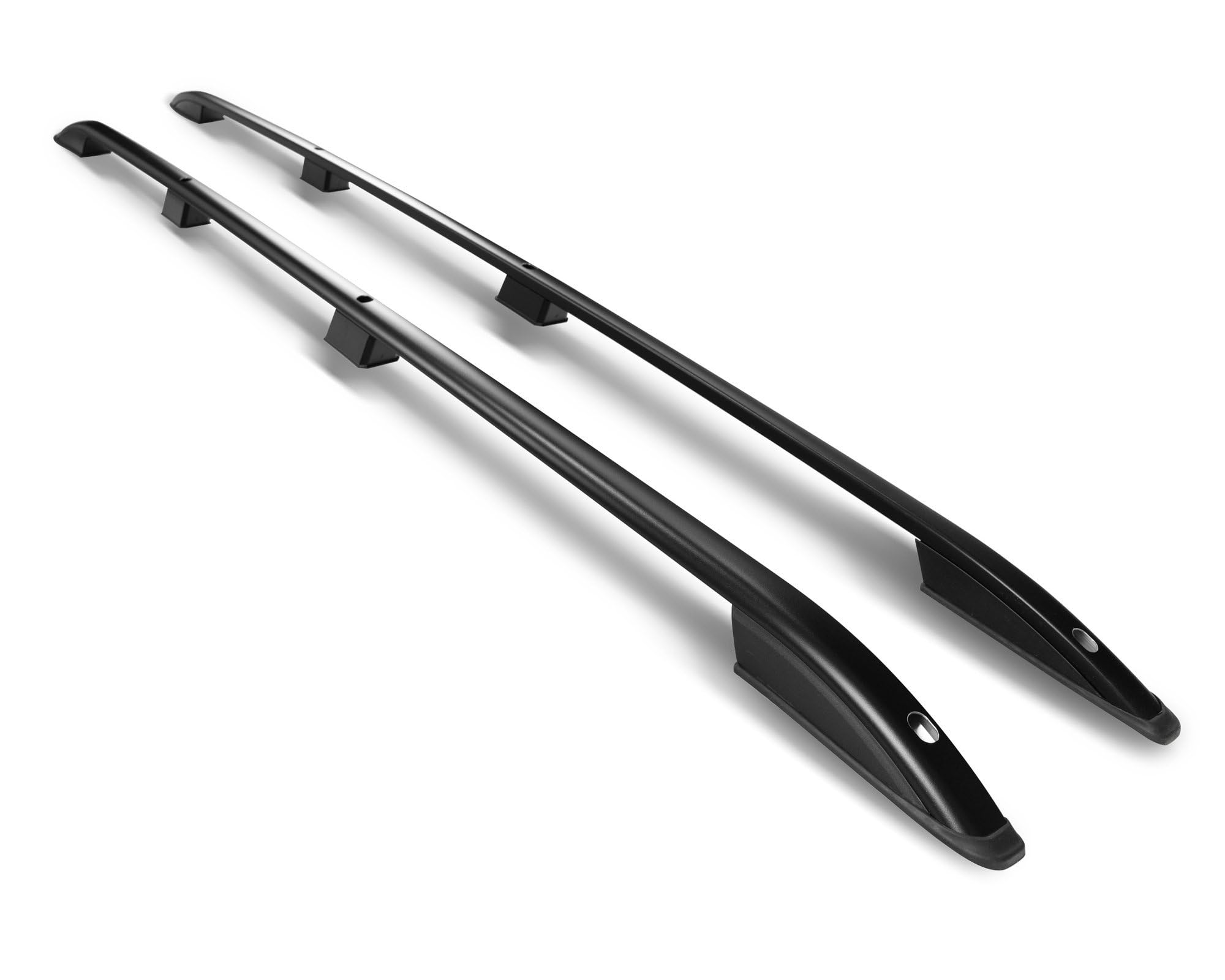 CHROMEMASTER | Dachreling Dachträger Kompatibel mit VW Multivan T7 L2 | LWB LANG 2021+; Zur Befestigung der Dachgepäckträger, Dachkörben, Dachboxen oder Dachfahrradträger | Konstruktion aus Aluminium