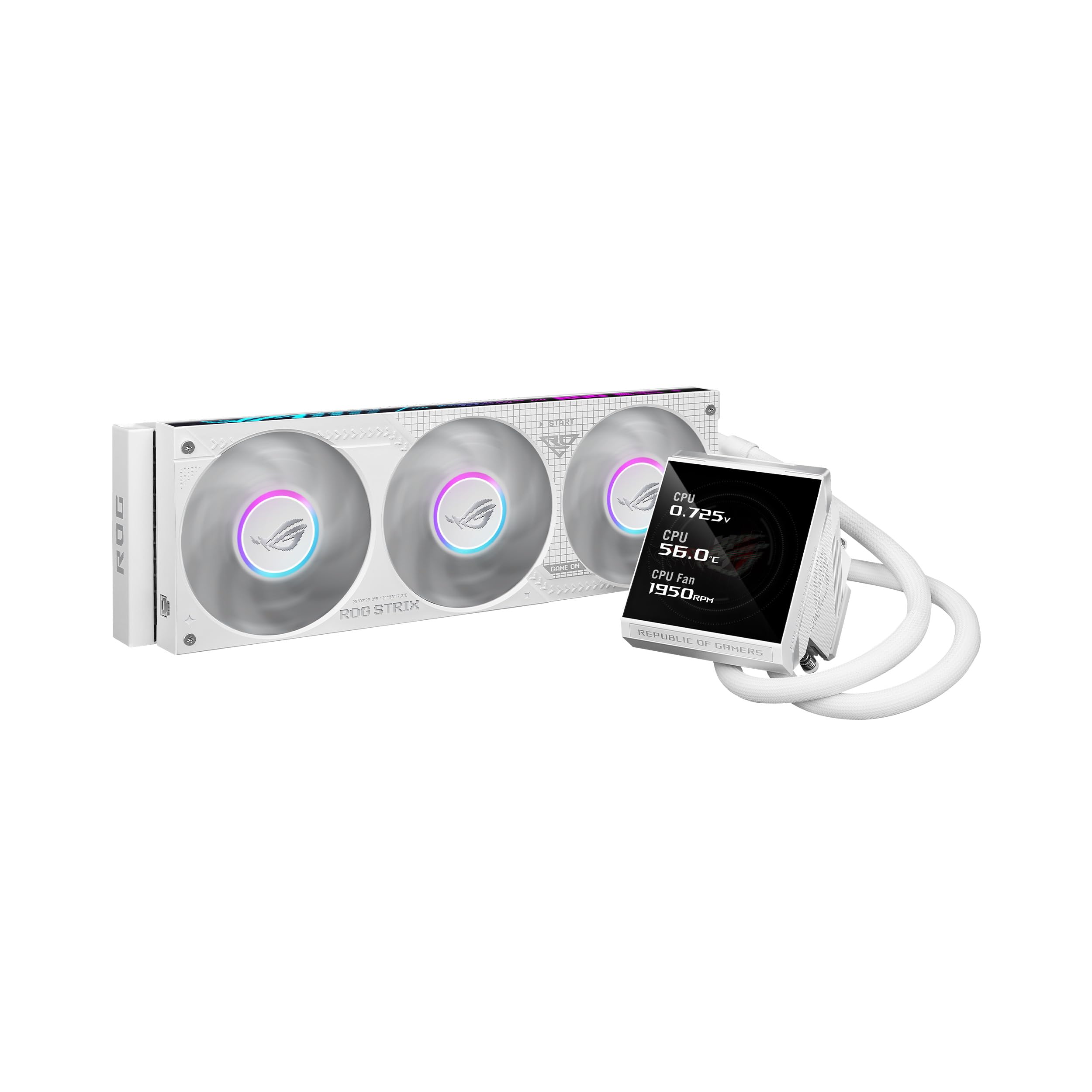 Amazon | ASUS ROG Strix LC IV 360 ARGB LCD White Edition AIO Q