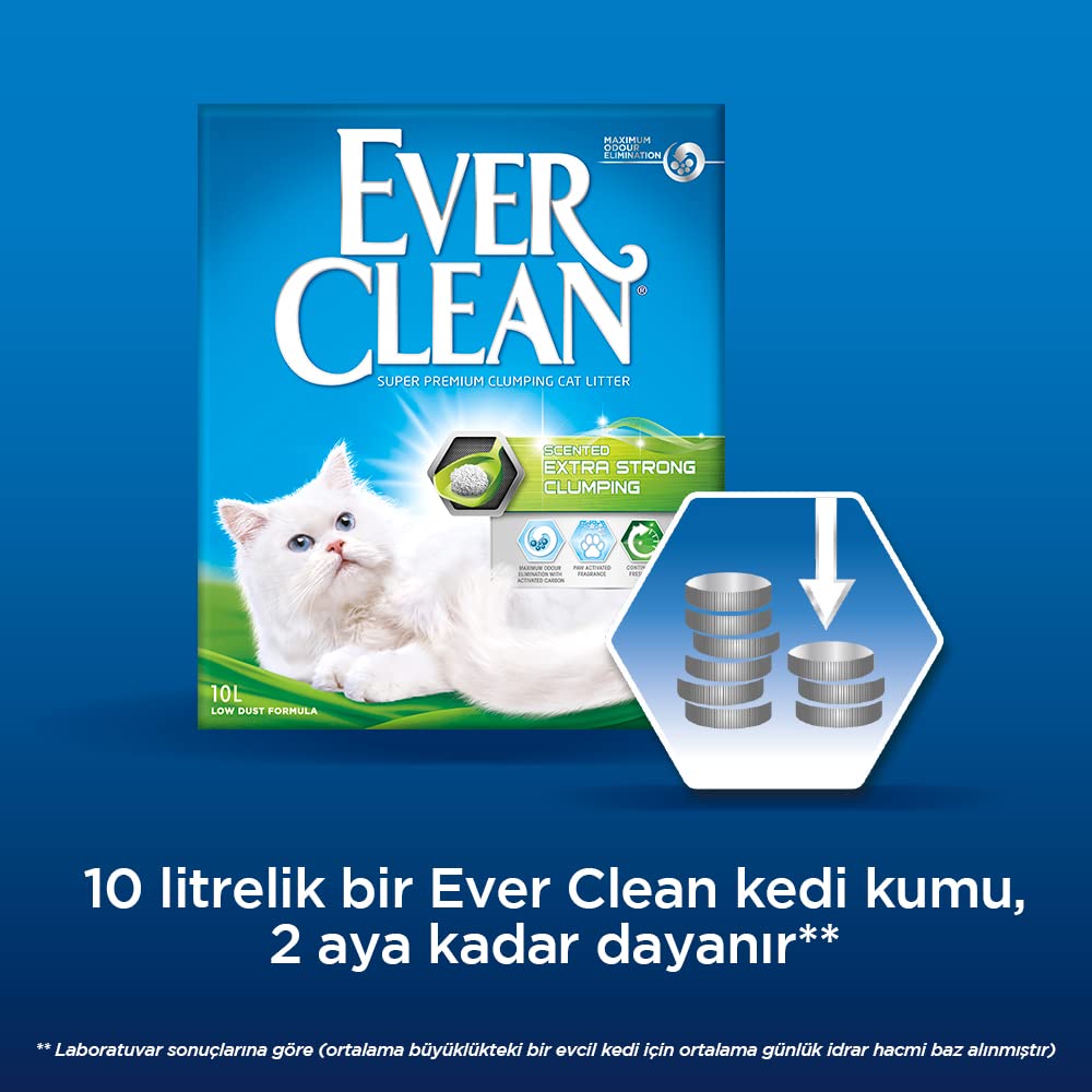Ever Clean Cat Extra Strong Clumping pachnąca żwir, 6 l