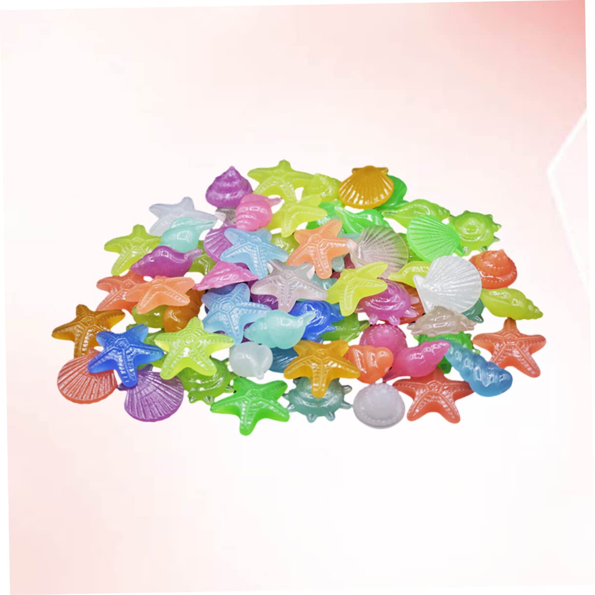Totority Elegant Aquatic Artificial Coral Floating Aquarium Decorations Ocean Room Decor Sea Shell Decoration Set