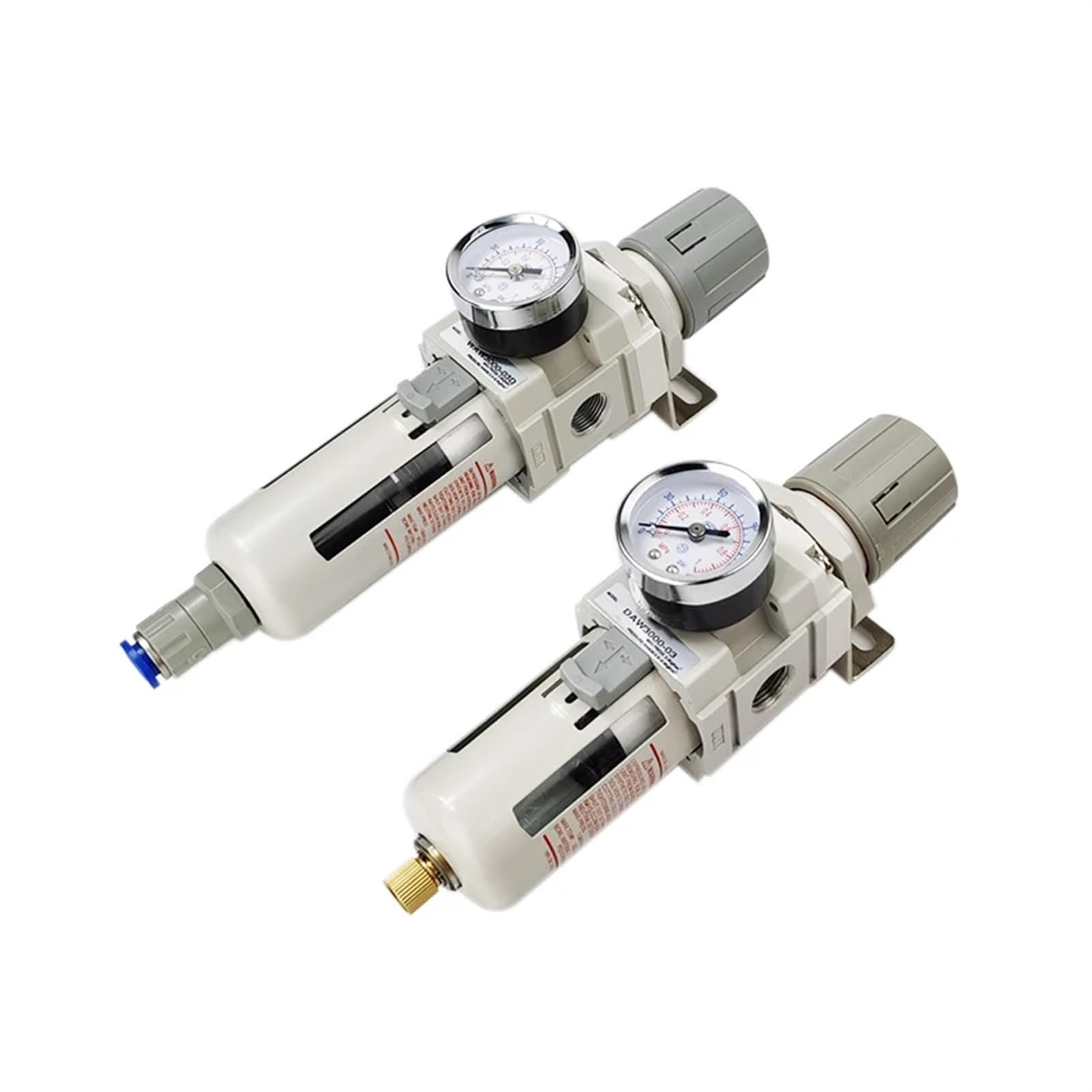 AW3000-03 ręczny filtr powietrza i wody i oleju, miedź, G3/8 cala, regulator ciśnienia powietrza, pneumatyczny filtr sprężarki (Aw3000-03fiber, ręczny)