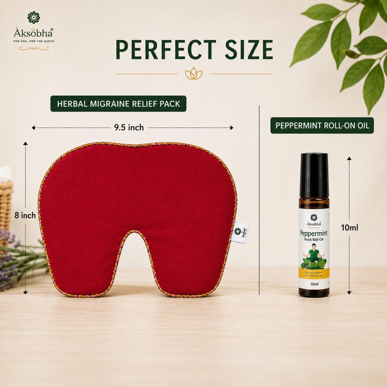 Migraine Pad for Sinus & Cold Relief | Handmade Hot & Cold Pack — Amazon image 6