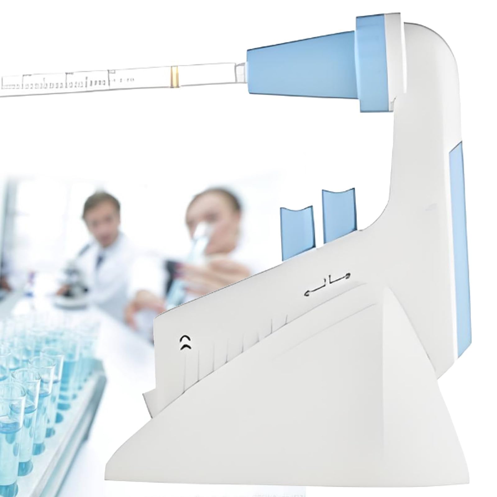 Controlador de pipetas de Laboratorio/Llenador de pipetas eléctrico (0,1–100 ml) de Gran Capacidad; Bomba automática Recargable para investigación científica, con 6 velocidades Ajustables