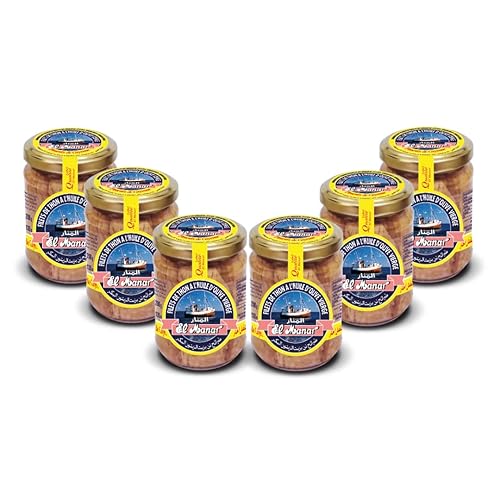 Miniatura 2 de Filetes de atún premium en tarro de pimienta de cayena de 7 onzas paquete de 6  Atún fresco sin gluten aperitivos saludables y alimentos ricos en