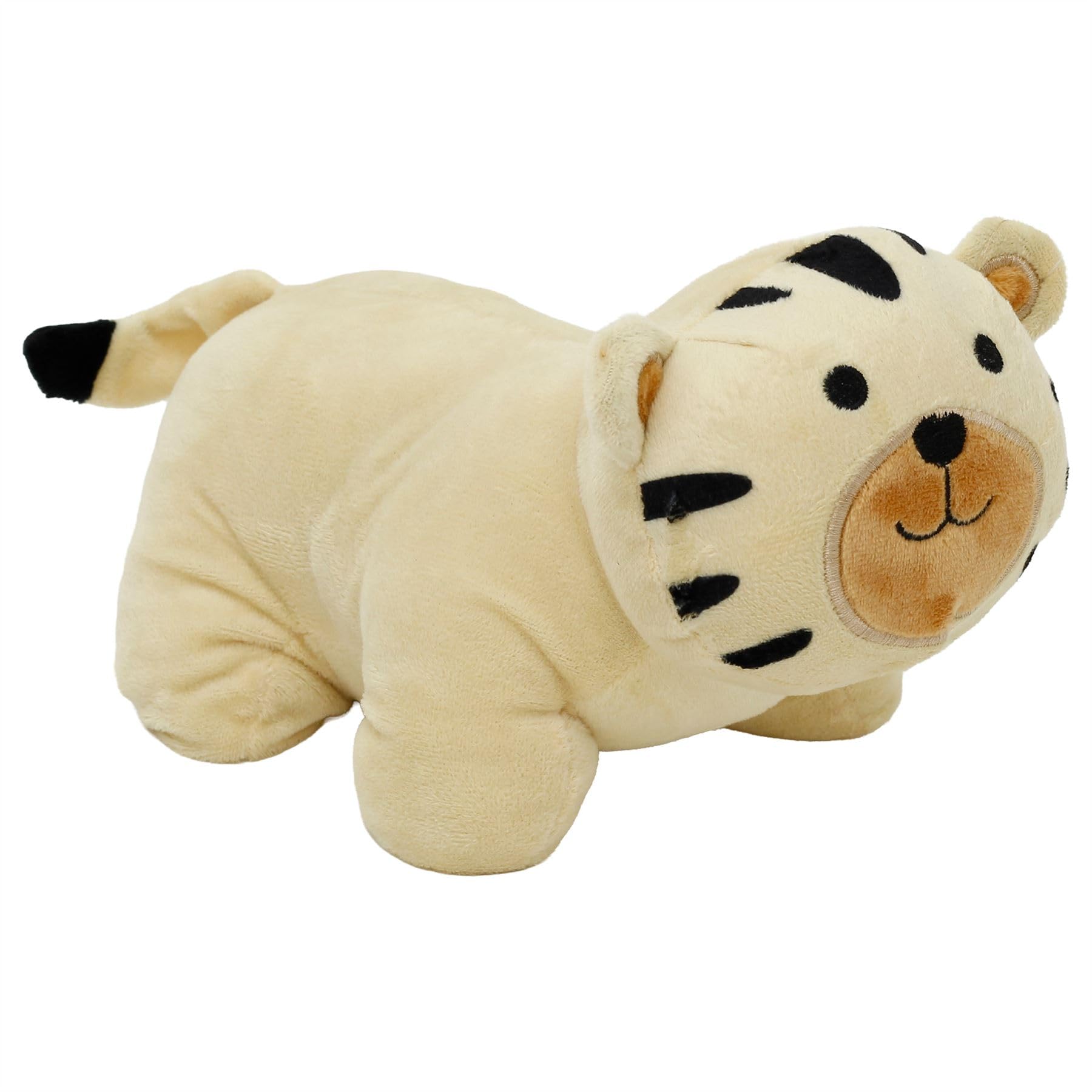Weighted Fabric Tiger Door Stop, 26 cm Yellow Safari Animal Doorstop