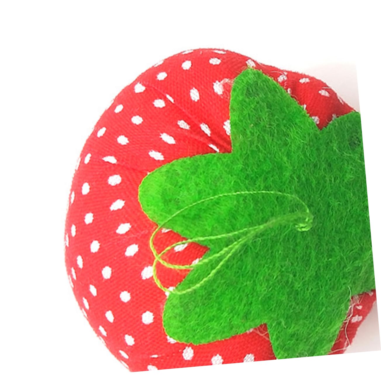 NUOBESTY 20piezas Alfiletero Forma De Fresa De Organizador De Agujas Para Costura Accesorio Para Manualidades Para Cestas De Costura o Decoración