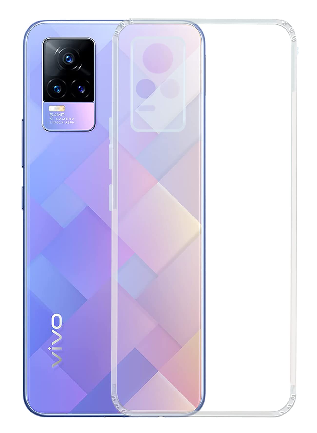 YOFO Back Cover for Vivo Y73 (2021) (Flexible|Silicone|Transparent|Shockproof|Camera Protection) (B09SB34JQJ) Amazon Price History, Amazon Price Tracker