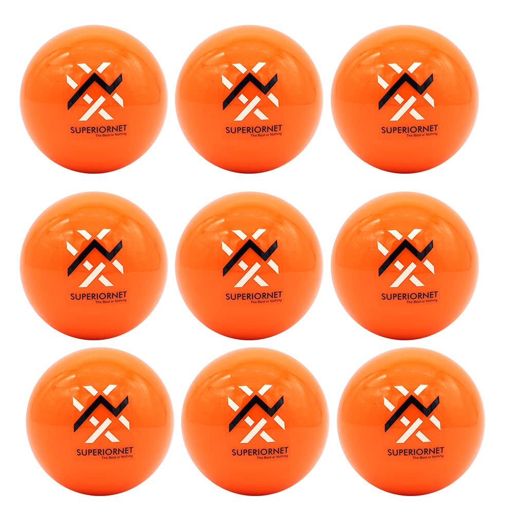 9 Pack 3" Weighted Training Baseballs & Softballs / 16 oz Heavy Balls for Hitting and Pitching