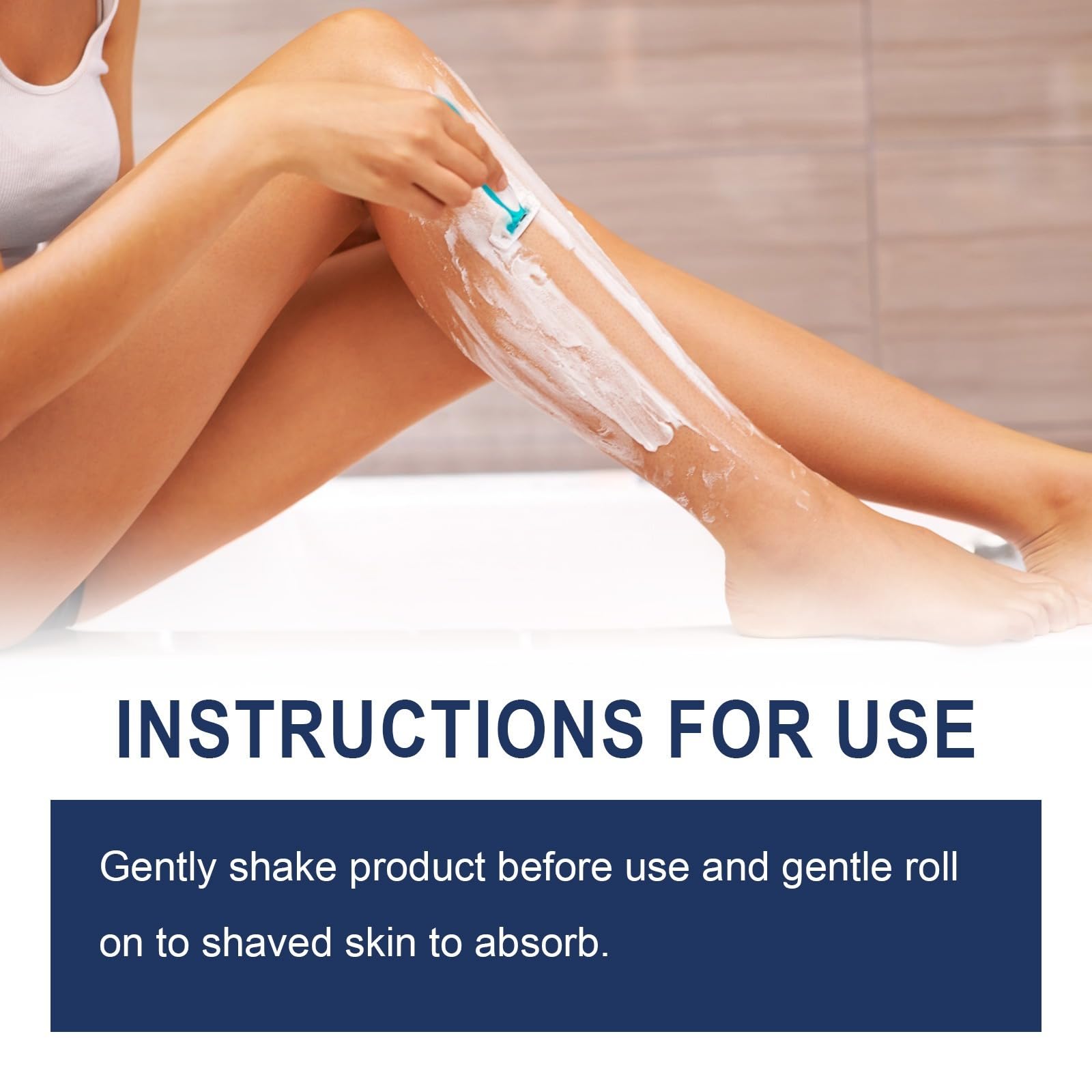 Body Hair Removal Spray, Easy off Foaming Natural Permanent Hair Removal Spray Smoothing Soluzione contro i peli incarni,Essence Riparatrice Dopobarba In Rollon,Lenisce la pelle secca e rossa