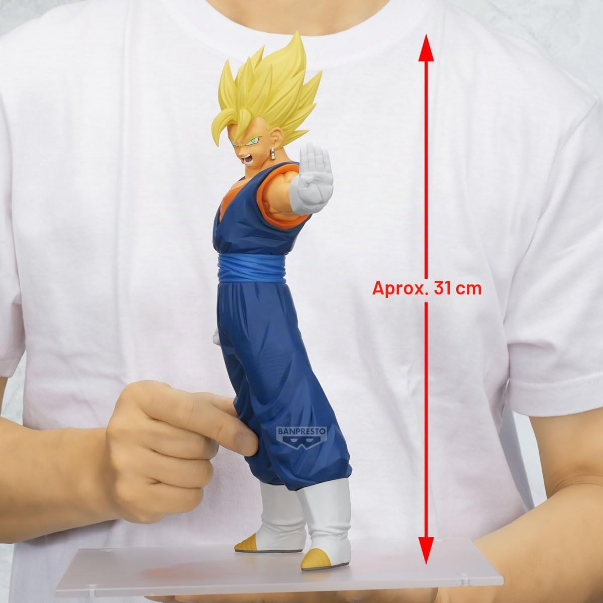 Banpresto Figura de Acción Vegito Dragon Ball Z - Grandista 31cm - PZ71350P Multicolor - Figura Coleccionable - Ideal para los fanáticos del Anime Dragon Ball