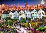 Vermont Christmas Company Painted Ladies of San Francisco Jigsaw Puzzle 1000 Piece