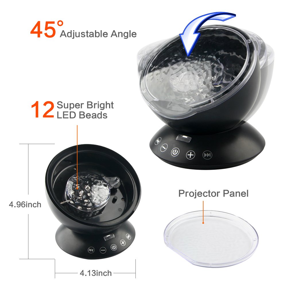 Proiettore Galaxy Con Altoparlante Bluetooth Remoto Luce Notturna Stellata, Suoni Di Onde Oceaniche, Controllo Vocale, Timer, Decorazioni Feste Da 18,99 € | DHgate