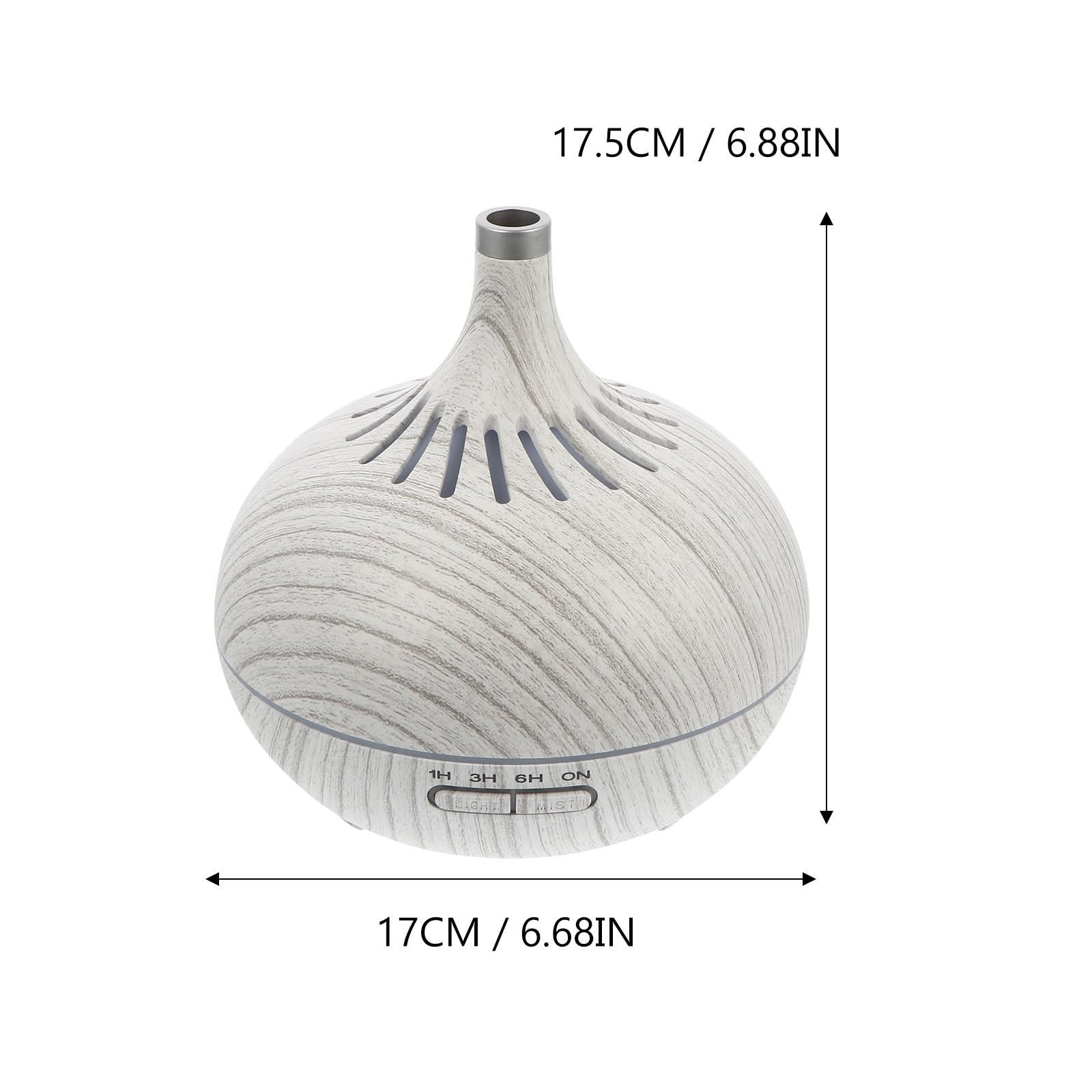 Diffuseur D'arômes Huiles Essentielles 400ml en PP et Abs Fonction Minuterie et Humidificateur pour Chambre Maison
