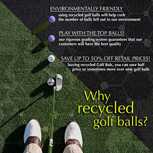 48 Pro Line Used Golf Balls Bulk - Recycled Golf Balls Mix - Colored Golf Balls (3A - Fair Condition) #TOP4