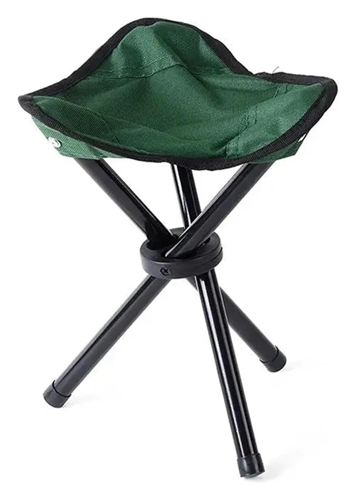 vfdaSWQQ Outdoor folding chair, Multi Function Portable Folding Stool Triangle Lightweight Ultralight Camping Fishing Slacker Chair(Green)