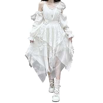 ロリータ ゆめかわいい　宮殿風 ゴスロリ 蝶結び オーガンジー　お嬢様 姫 61w9efeAl8L._SY350_QL65_.jpg