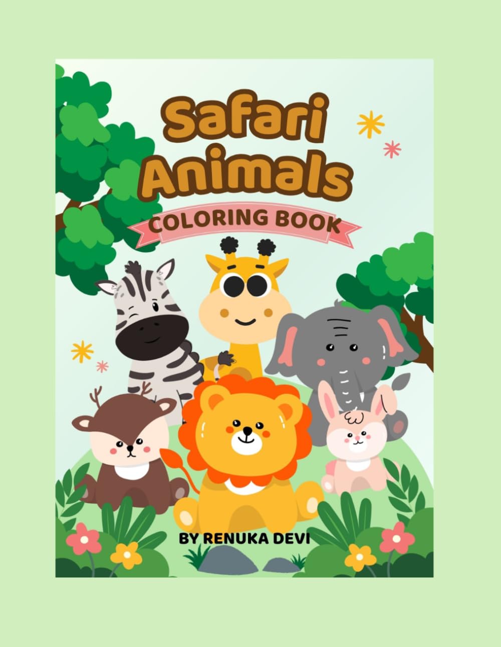 SAFARI ANIMALS: COLORING BOOK