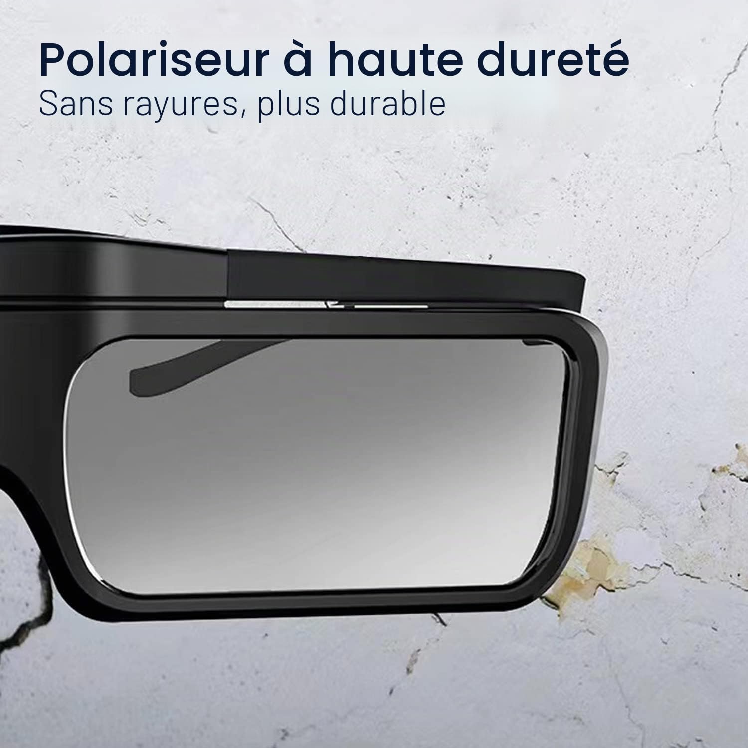Lunettes 3D Actives JMGO – pour projecteurs 3D DLP-Link JMGO, 26 g, Design élégant, Jusqu’à 40 h d’autonomie, Rechargeables (Noir)