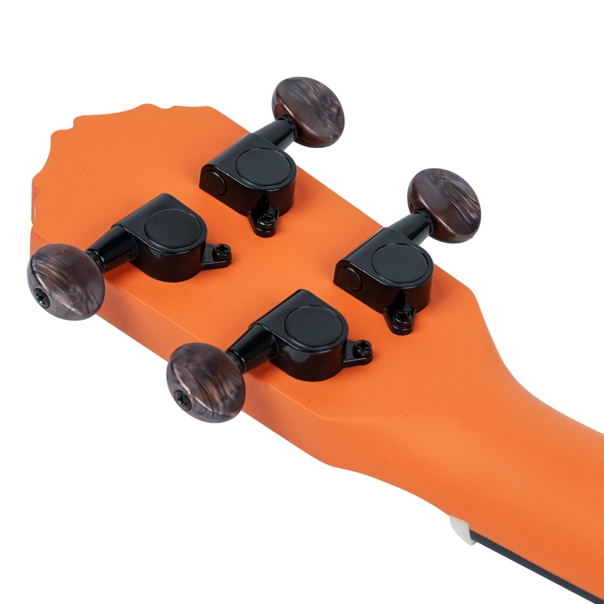 Ortega Guitars Ukulélé Concert Acoustique – Série Custom Built Halloween Edition – Okoumé, Orange (RUHW)