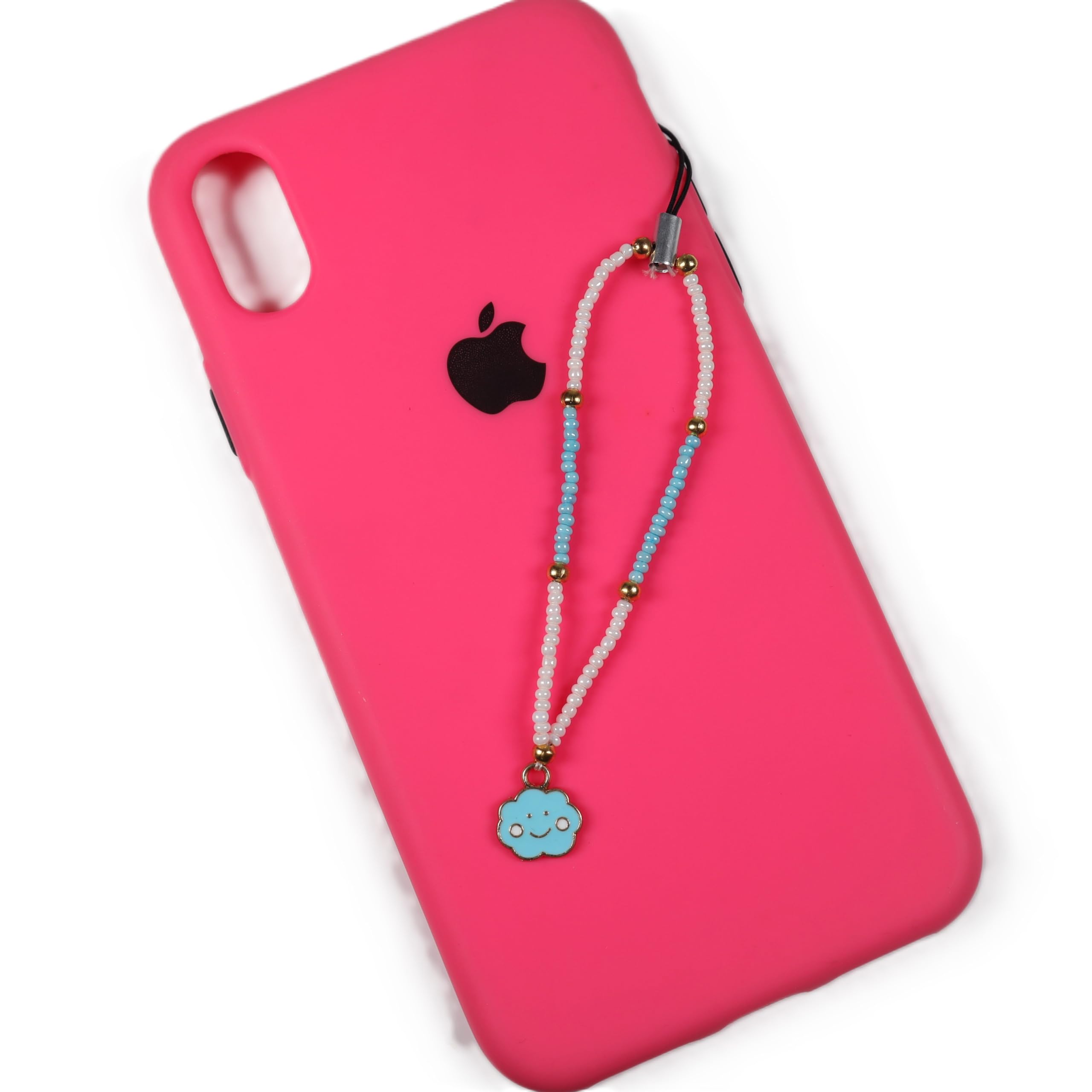 Phone Charm With Blue Seed Beads-image-28