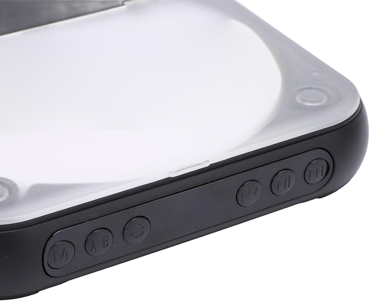 Eujgoov Portable 5.3 CD Music Player with Wired Headphones for CD R RW MP3 WMA, Long Life for Home Use (Black)