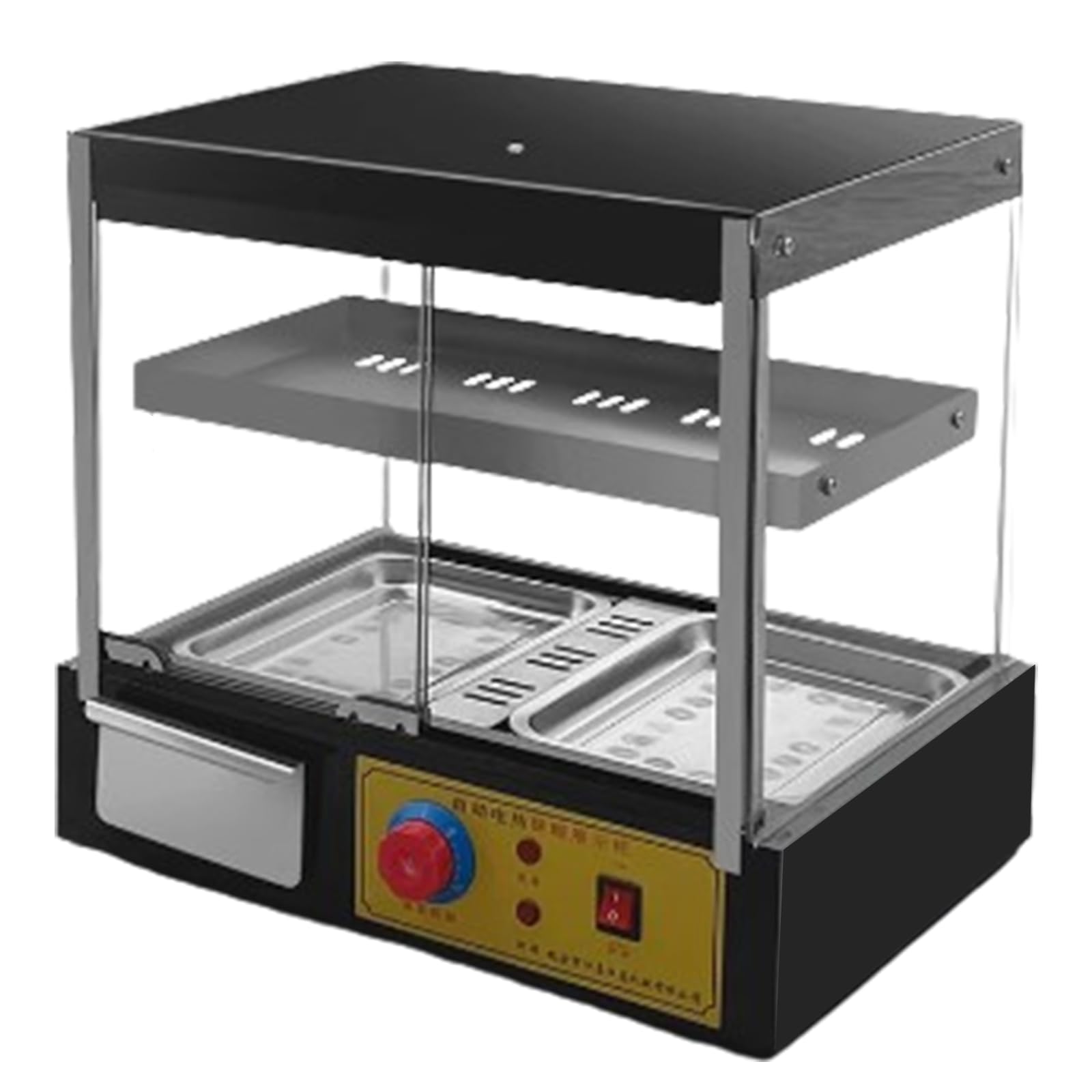 Amazon.co.jp: JIAWANSHUN ホットショーケース 小型 業務用 保温器