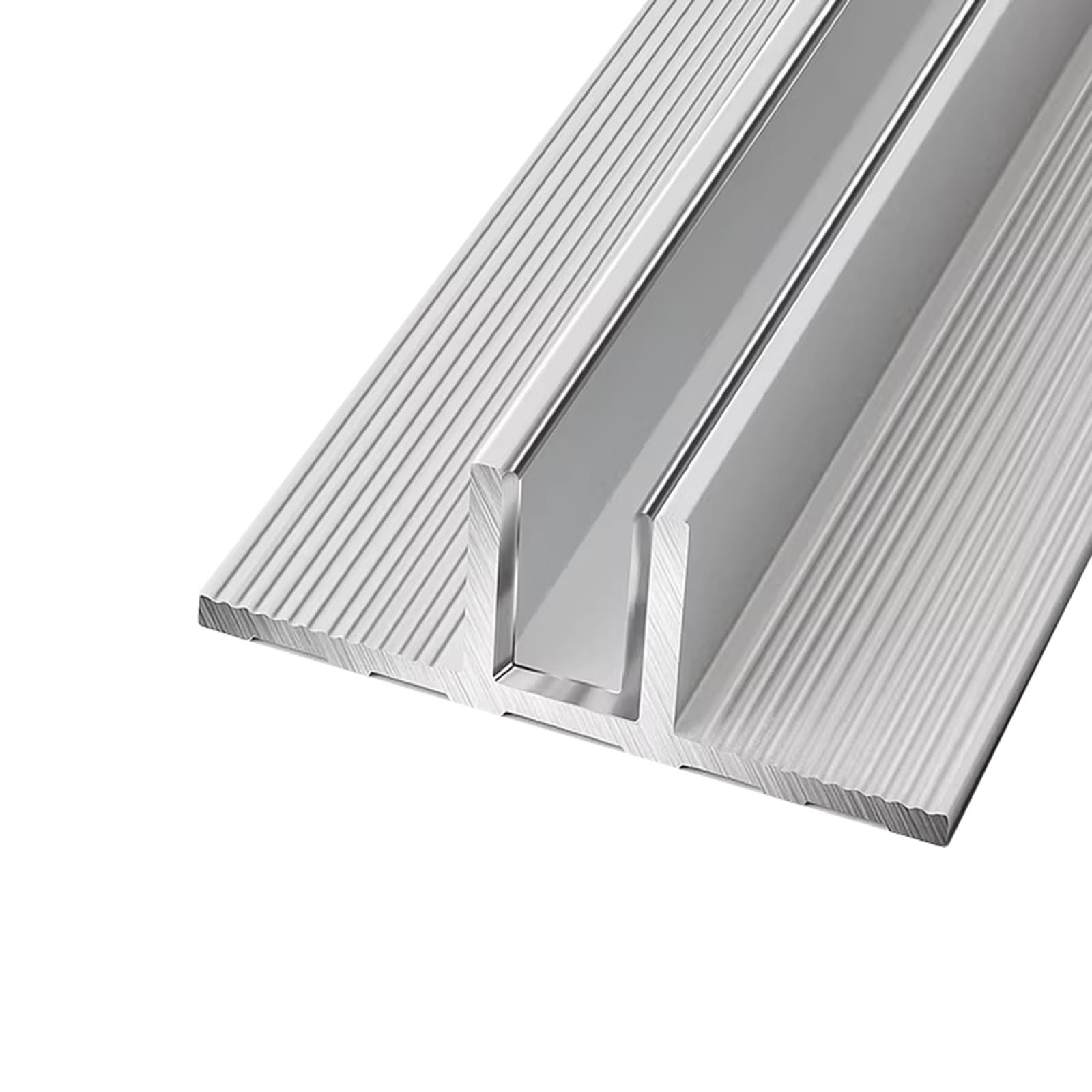 2-pak aluminiowych szyn prysznicowych bezszwowych 8 mm/10 mm/12 mm kompatybilny projekt Fp/Tp idealny do renowacji łazienki i stylowe czarne wykończenie