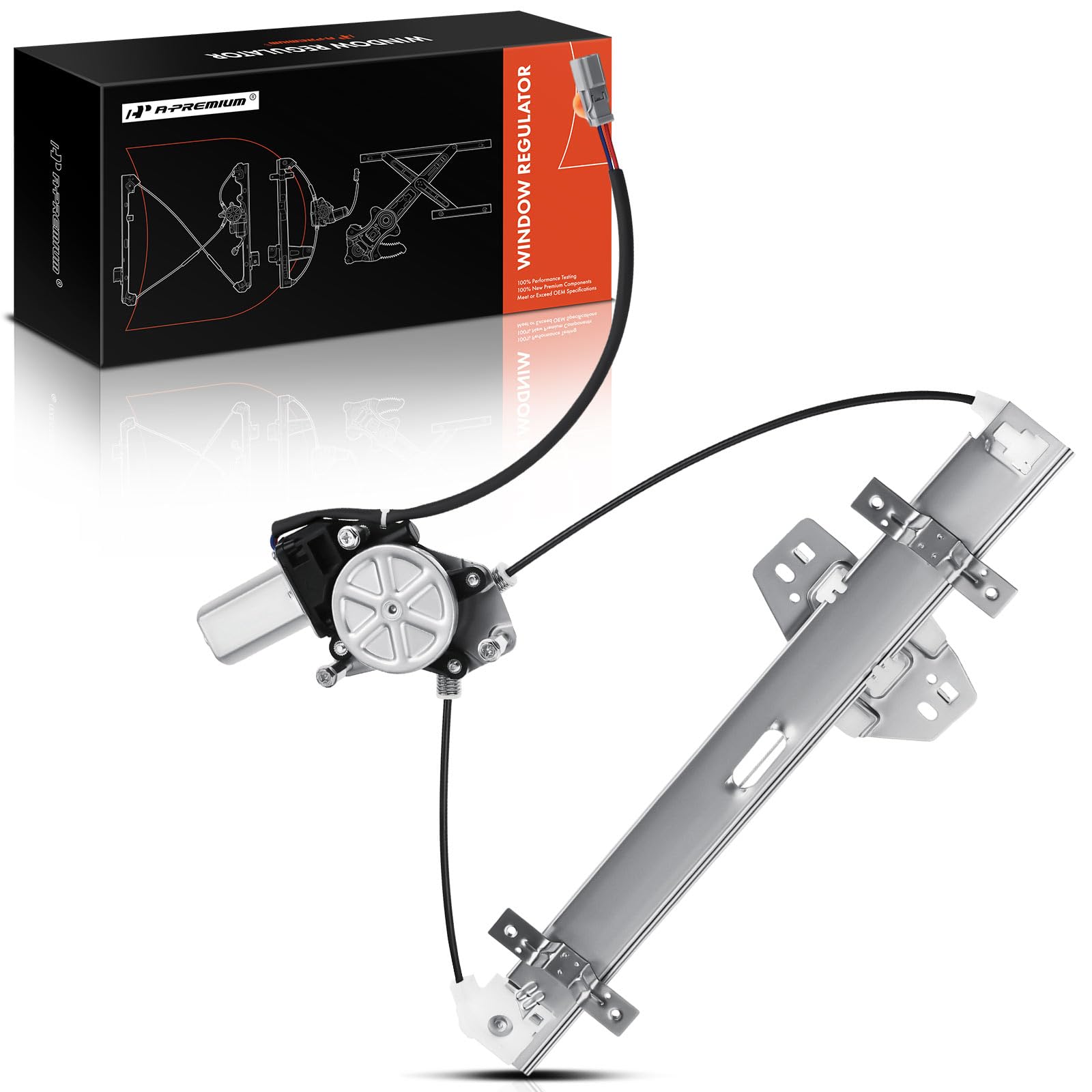 A-Premium Power Electric Window Regulator with Motor Compatible with Acura MDX 2001-2006 Rear Left Driver Side