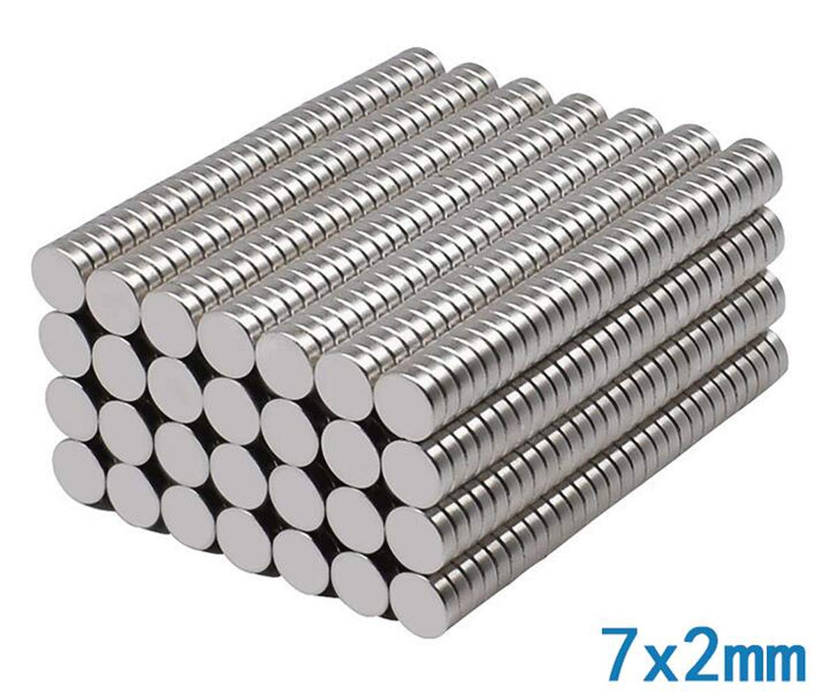 100 Pieces 7x2mm Small Round Disc Multi-use Refrigerator