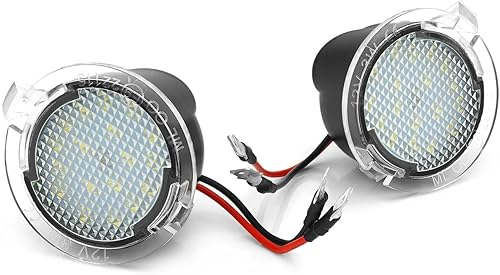 Miniatura 4 de QIDIAN Luces LED completas para espejo lateral Ford F-150 Flex Expedition Edge Raptor Taurus Lincoln MKXMKTMKT 12V 6000K blanco F150 debajo del