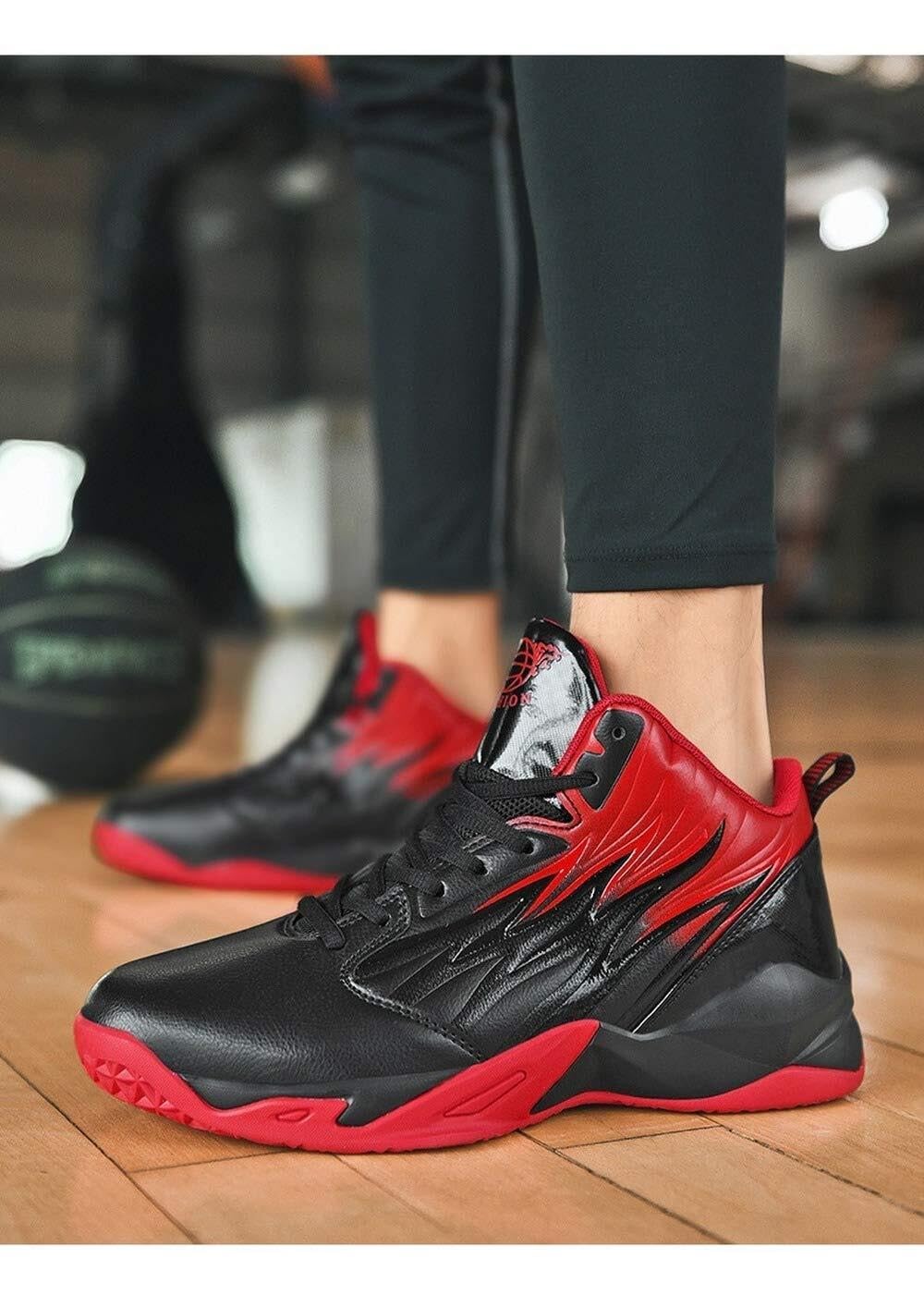 Zapatillas de baloncesto hombre altas, transpirables, entrenamiento