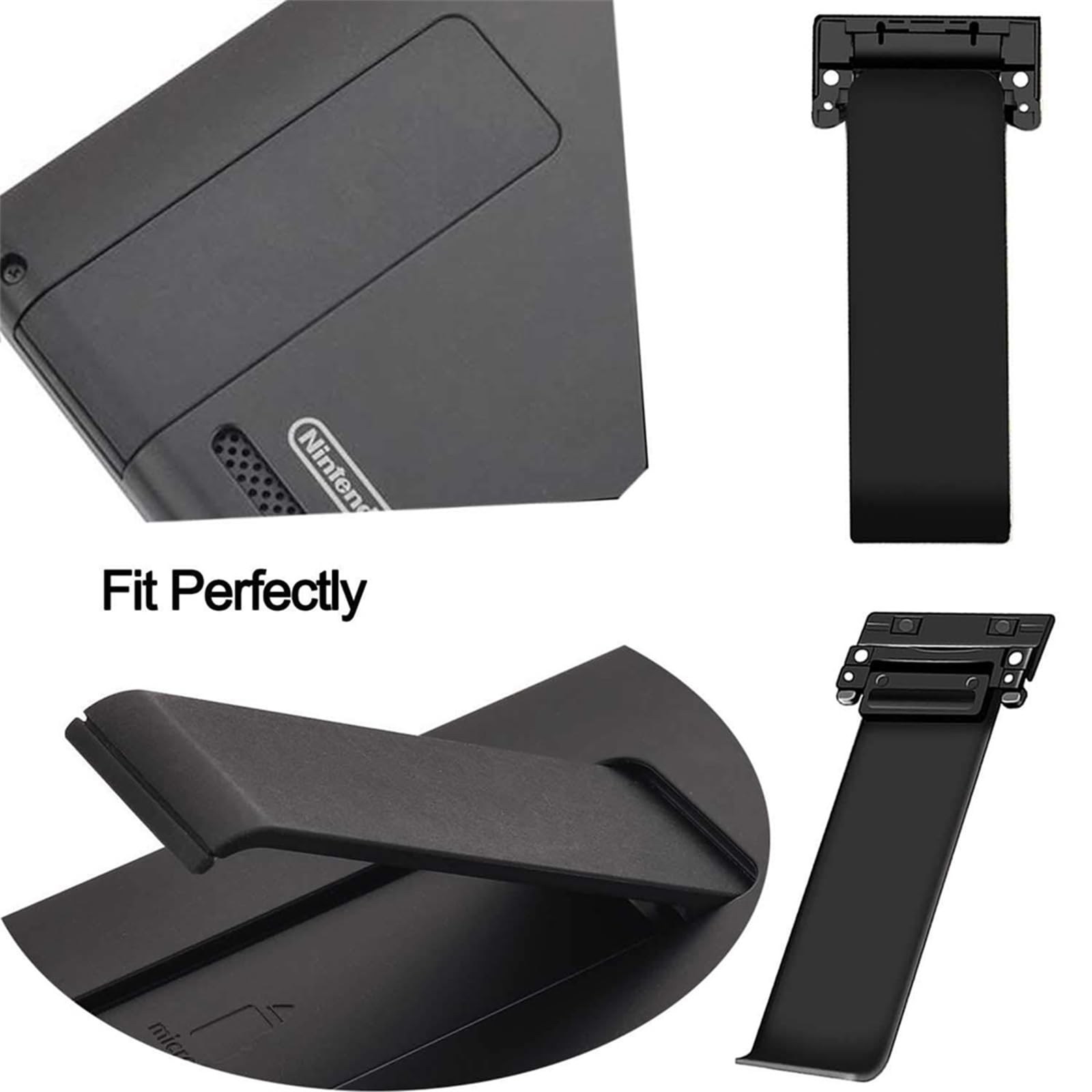 Faxiang Béquille de rechange pour Nintendo Switch, 7 x 2 x 0,5 cm, support arrière compatible avec console Switch