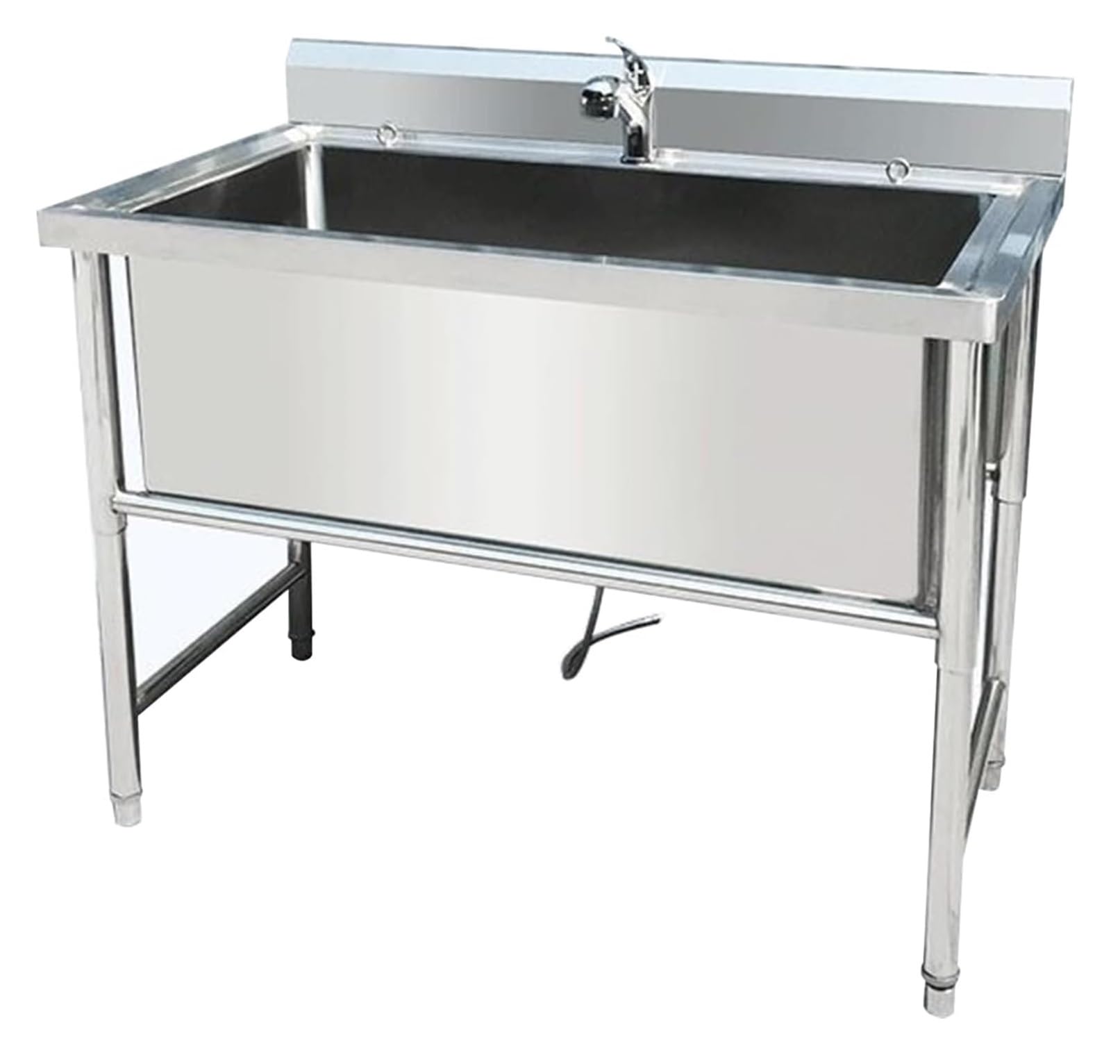 Wash Shower Sink,Dog Pet Washing Bathing Station For Home,Professional Stainless Steel Pet Dog Bathing Station,Dog Grooming Tub,Pet Bathtub Bathing Tub,for Large Medium & Small Dogs(80cm/31.5in)